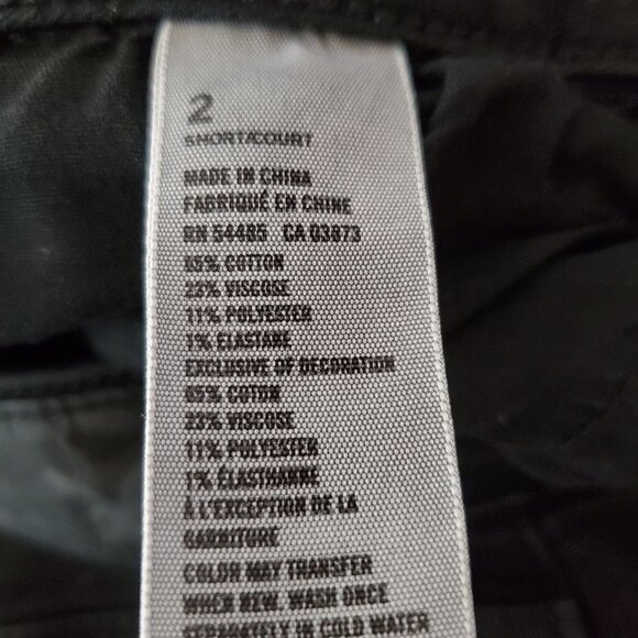 American Eagle 2 Short Black Hi Rise Jegging Skinny‎ jeans - Picture 5 of 7